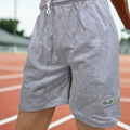 SHORT GRIS CON LOGO