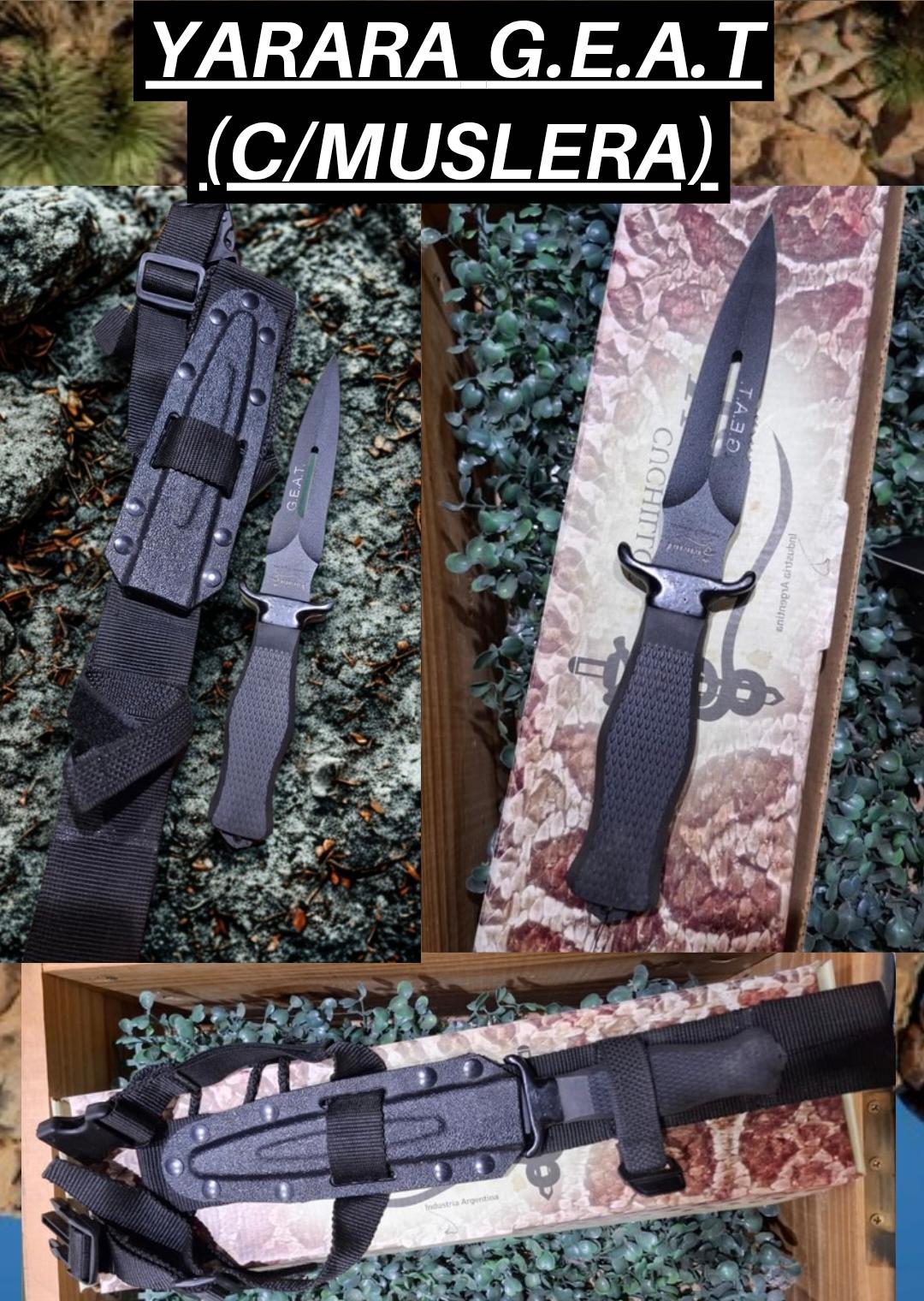 CUCHILLO YARARA "G.E.A.T" (C/MUSLERA)