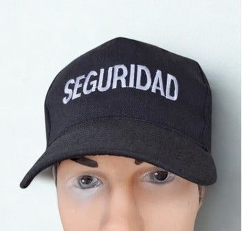 GORRA NEGRA "SEGURIDAD"