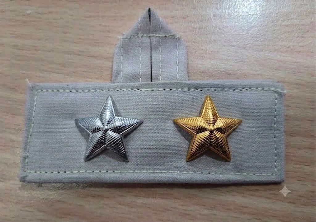 PECTORAL DE ALFEREZ COLGANTE GRIS ARENA OFICIAL