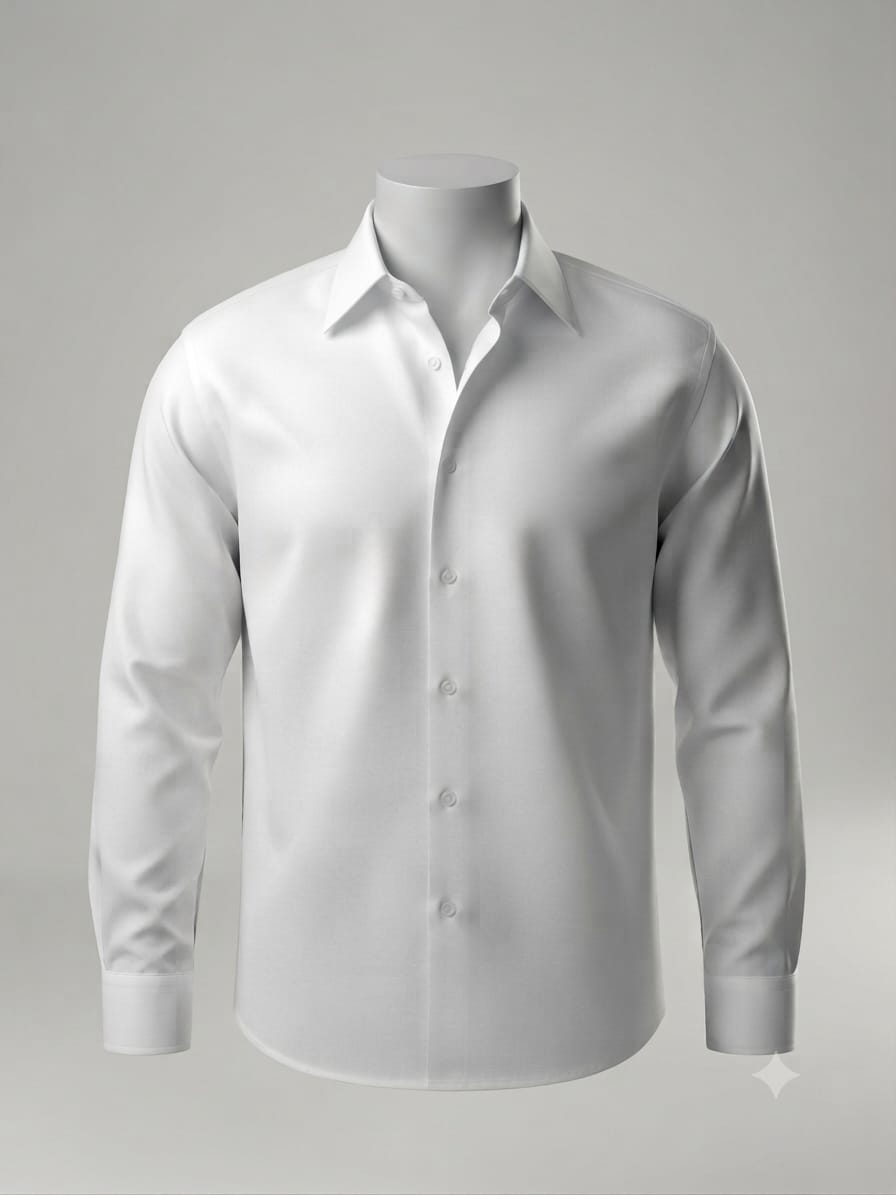 CAMISA BLANCA HOMBRE MANGA LARGA