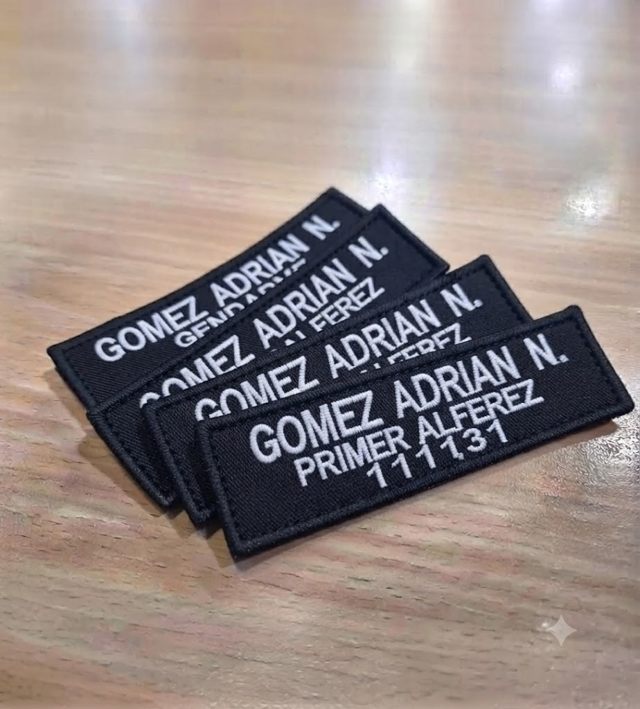 GALON IDENTIFICATORIO DE GENDARMERIA X4