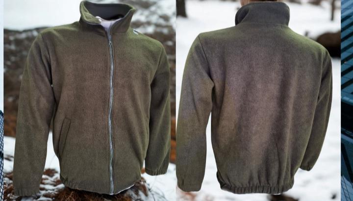 CAMPERA POLAR VERDE LISA