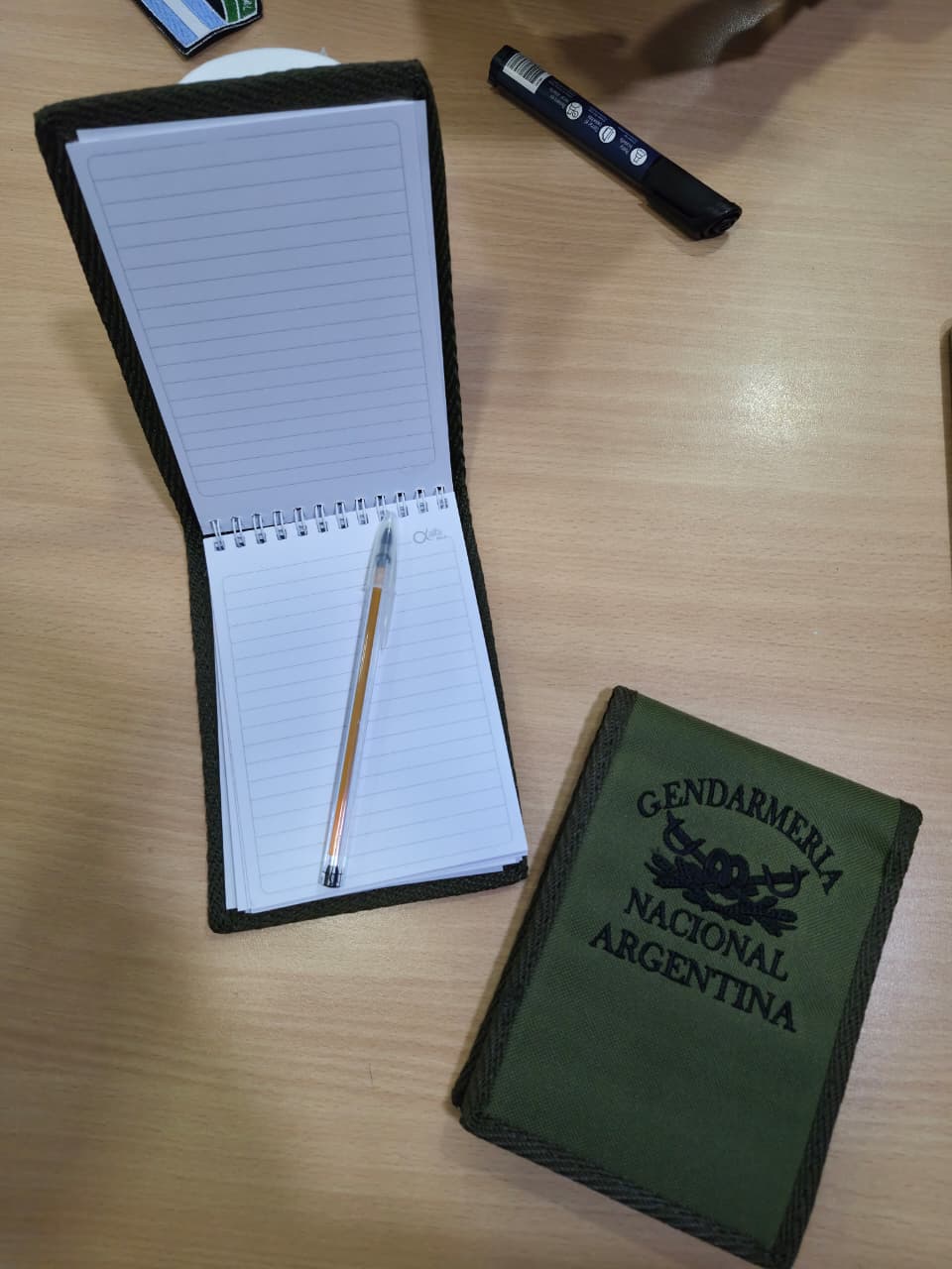 LIBRETA "ALFA" C/FUNDA LOGO GNA NEGRO