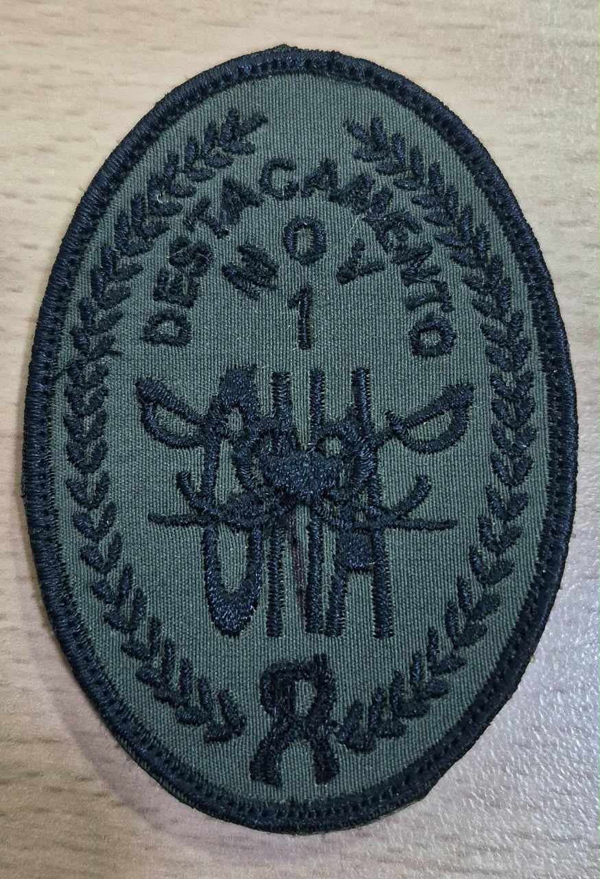 EMBLEMA DEL DESTACAMENTO MOVIL 1 BAJA VISIBILIDAD