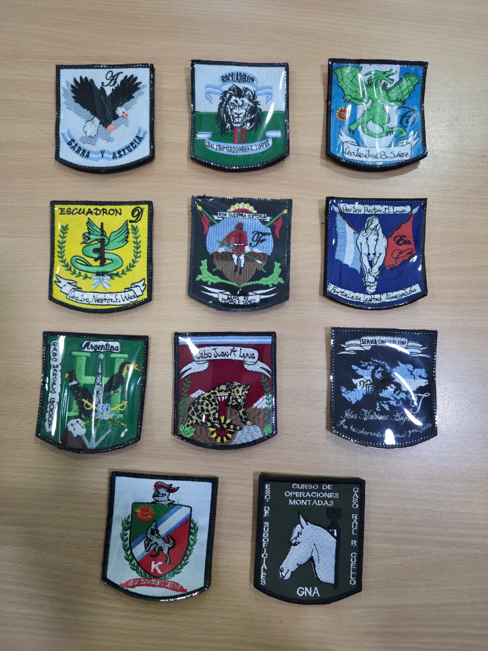 EMBLEMAS DE ESCUADRONES