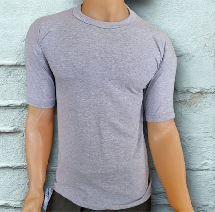REMERA GRIS TELA COMUN