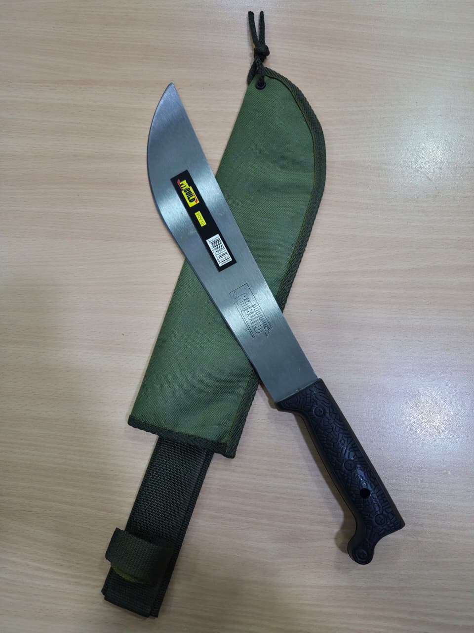 MACHETE 12'' PIT BUILD CON FUNDA