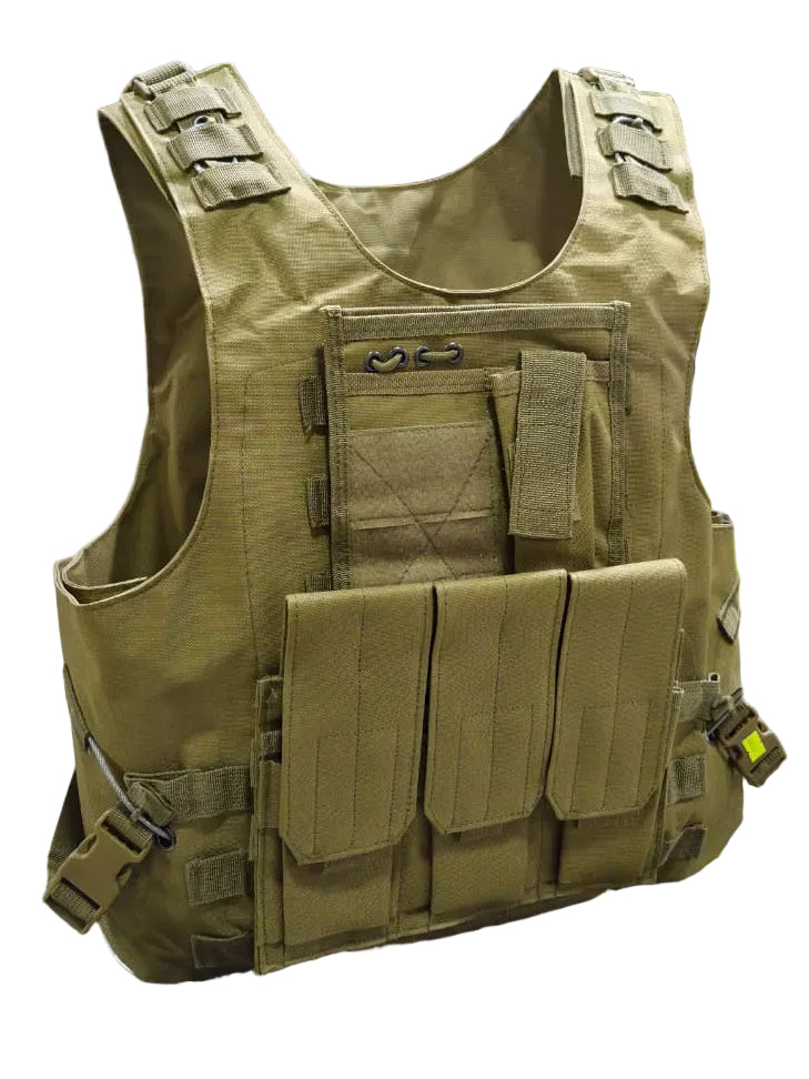 CHALECO TACTICO MOLLE PORTA PLACA IMPORTADO