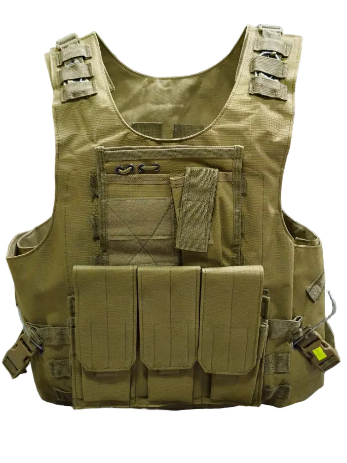 CHALECO TACTICO MOLLE PORTA PLACA IMPORTADO