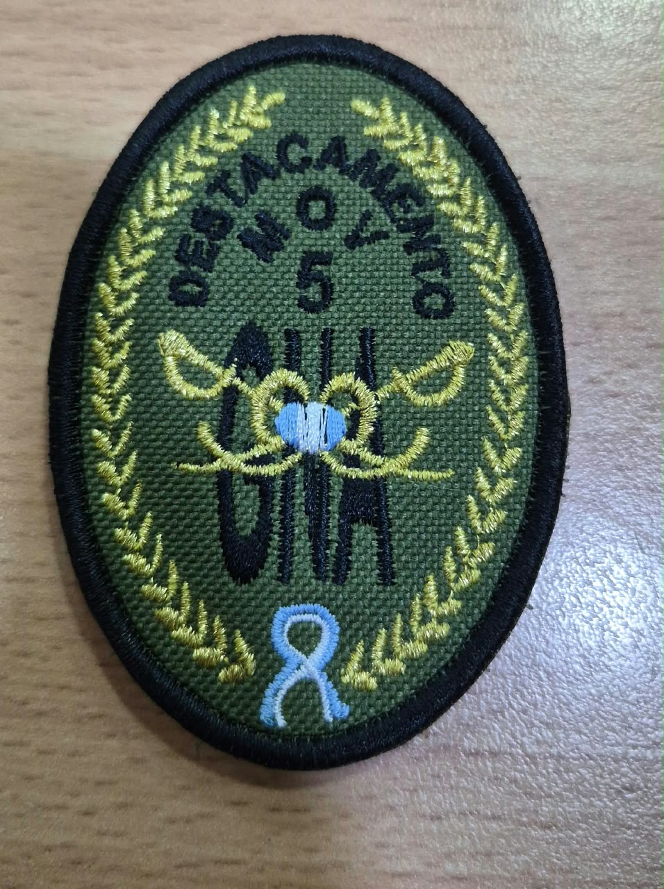 EMBLEMA DEL DESTACAMENTO MOVIL 5 ALTA VISIBILIDAD