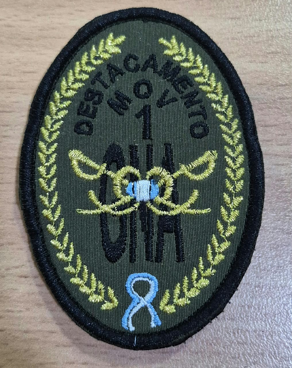 EMBLEMA DEL DESTACAMENTO MOVIL 1 ALTA VISIBILIDAD