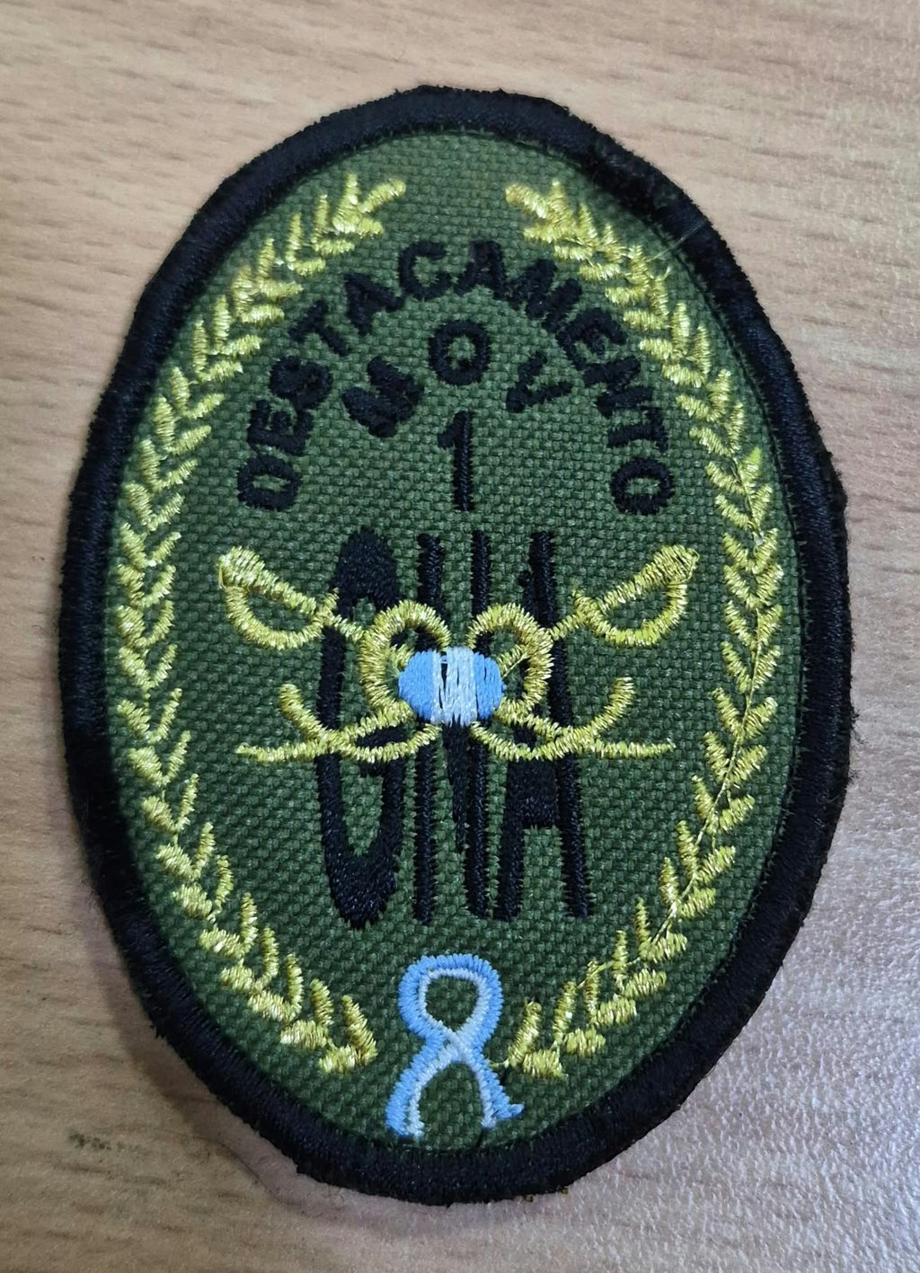 EMBLEMA DEL DESTACAMENTO MOVIL 1 ALTA VISIBILIDAD