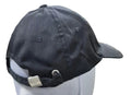 GORRA NEGRA LISA C/HEBILLA METALICA