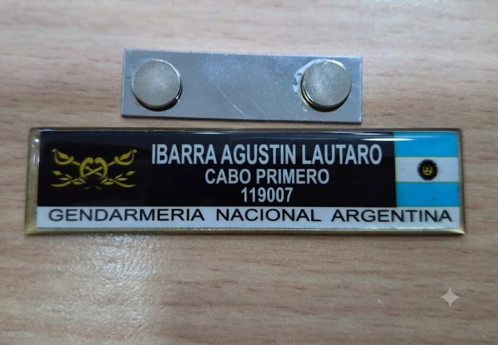 ACRILICO DE GENDARMERIA X1