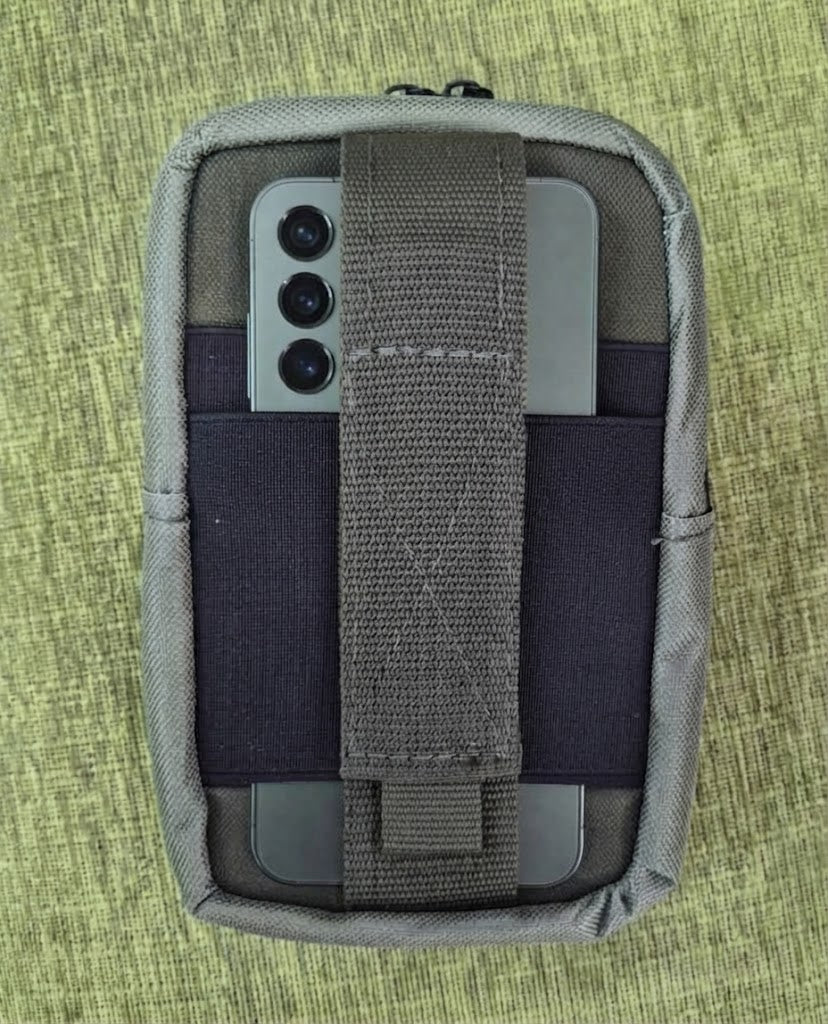 POUCH CINTURA/PORTA CELULAR VERDE MOLLE